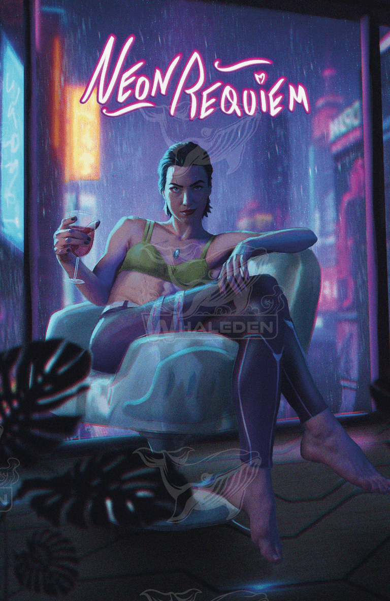 Neon Requiem comic cover